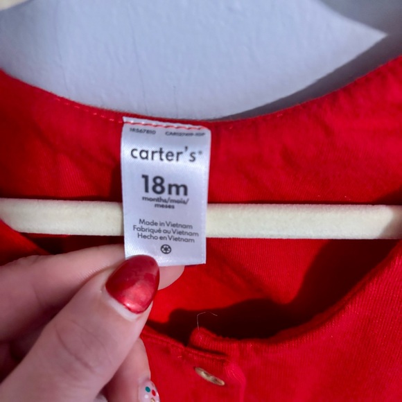 3-Piece Carter’s Toddler Girl Christmas Dress - Picture 6 of 9